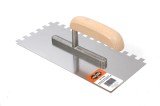 Gletiera inox Holzer 334, cu dinti de 10 mm, 27 x 13 cm