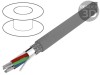 Cablu Alpha Wire Essential C&amp;C 6x22AWG PVC gri &icirc;nchis 300V 305m