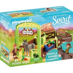 Playmobil - Grajd Si Copil Cu Morcovi