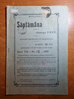 revista saptamana 14 martie 1907-art. rascoala taraneasca foto