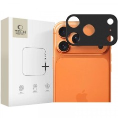 Rama protectie Camera Spate Tech-Protect Camalloy Fit+ pentru Apple iPhone 17 Pro Max, Aluminiu, Neagra