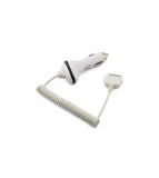 &Icirc;ncărcător auto pentru iPhone 3G/3GS/4, de culoare alba 00347, Oem