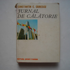 Jurnal de calatorie - Constantin C. Giurescu