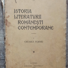 Istoria literaturii romanesti contemporane - N. Iorga// vol. 1, 1934