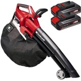 Einhell GE-CL 36 Li E PXC + Twinpack CB - Suflanta de gradina 195 m3/h + Set 2 acumulatori Li-Ion 18 V 2.5 Ah