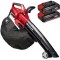 Einhell GE-CL 36 Li E PXC + Twinpack CB - Suflanta de gradina 195 m3/h + Set 2 acumulatori Li-Ion 18 V 2.5 Ah