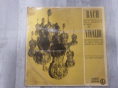 J.S.Bach,A.Vivaldi- Concert pentru doua viori si orchestra in Re Minor, Concerto Grosso pentru doua viori si orchestra in La Minor foto