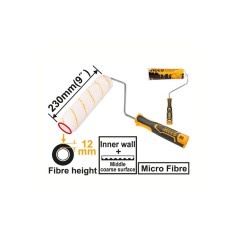 Trafalet 230 mm fibra 12 mm interior - Ingco HRHT042301D
