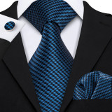 Set cravata + batista + butoni - matase - model 346
