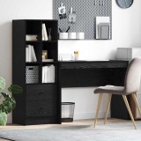 Birou cu stocare Stejar negru Lemn prelucrat