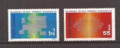 LP 762 Romania -1971 - COLABORAREA CULTURAL-ECONOMICA SERIE, nestampilat n2 foto