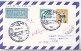 Bnk cp Germania RDG - carte postala Leizig 1985 - stampila ocazionala aviatie - circulata spre Romania, Printata