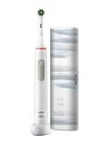 Periuta de dinti electrica Oral-B Pro 3 3500, Curatare 3D, 3 programe, 1 Incarcator, 1 Capat, Trusa de calatorie, Alb, Resigilat, Grad A
