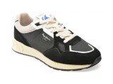 Cumpara ieftin Pantofi sport PEPE JEANS negri, MARLON DIVIDED, din material textil