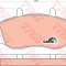 Set placute frana,frana disc RENAULT MASTER II bus (JD) (1998 - 2010) TRW GDB1380