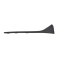 Ornament grila bara protectie, spoiler Bmw X1 (F48), 2019-09.2022, montare fata, stanga, ornament: negru, RapidAuto