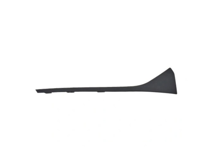 Ornament grila bara protectie, spoiler Bmw X1 (F48), 2019-09.2022, montare fata, stanga, ornament: negru, RapidAuto