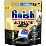 Detergent capsule pentru masina de spalat vase Finish Ultimate Plus, 45 spalari