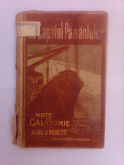 La capatul pamantului - RADU D. ROSETTI , 1920 , ilustrata foto