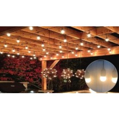 Ghirlanda luminoasa cu 2 pendule/m si becuri led 1W, 5m lungime, interconectabila, lumina medie