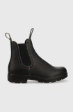 Blundstone ghete chelsea de piele 1448 femei, culoarea negru, cu toc plat