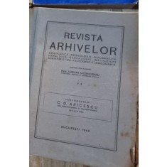 C. D. Aricescu - Revista Arhivelor Anul V Nr. 2, 1943