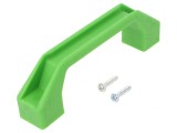 Manetă Plastic Verde 120mm cu Șuruburi