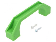 Manetă Plastic Verde 120mm cu Șuruburi
