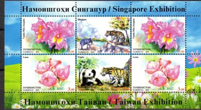 TADJIKISTAN 2015, Fauna Flora, serie neuzata, MNH foto