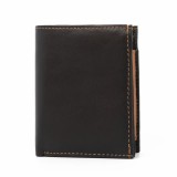 Cumpara ieftin Portofel barbati Landon PT949, piele naturala, Negru - Maro