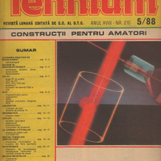 C10386 - REVISTA TEHNIUM, 5/1988