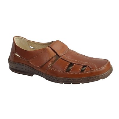 Sandale barbati casual din piele naturala - Model Maro SCV3M foto