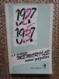 Memoriile unui gazetar : (1927-1937) / A. P. Samson