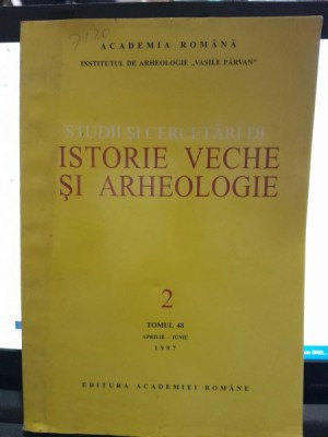 STUDII SI CERCETARI DE ISTORIE VECHE SI ARHEOLOGIE 2/1997 foto