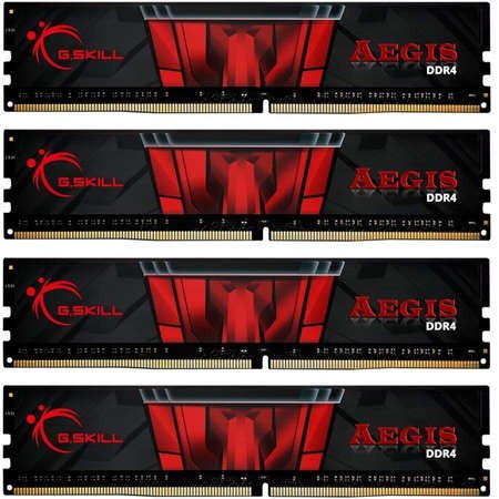 G.SKILL Aegis 64GB DDR4 3000MHZ CL16 Quad/Dual Channel Kit (4x16GB) Garantie