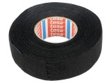 Bandă Textilă Auto Neagră 25mm x 15m