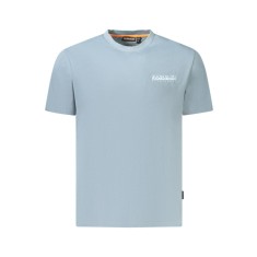 Napapijri Tricou barbati, cu imprimeu grafic pe fata si pe spate, Regular Fit, Gri inchis, S