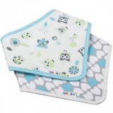 Set bavete tip bandana Akuku, Bleu