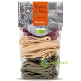 Paste Tricolore Tagliatelle din Grau Dur, Spanac si Sfecla Rosie Ecologice/Bio 250g