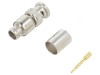 Mufă BNC Tată 50&Omega; Crimpat PTFE Aurit