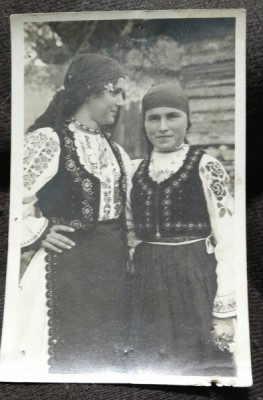 Carte postala, Tarance din Parosani Valea Jiului, 1937 foto