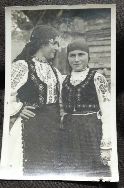Carte postala, Tarance din Parosani Valea Jiului, 1937