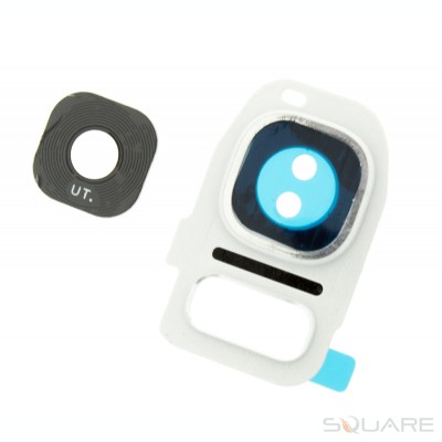 Geam Camera Samsung Galaxy S7 G930, SM-G935, White foto