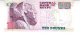 M1 - Bancnota foarte veche - Egipt - 10 lire / pounds