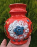 VAZĂ VINTAGE DIN CERAMICĂ BAY KERAMIK, GERMANIA DE VEST, ANII&#039; 60.