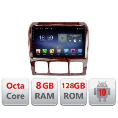 Navigatie MERCEDES S 1998-2005 F-220 Octa Core cu Android Radio Bluetooth Internet GPS WIFI DSP 8+128GB 4G CarStore Technology foto