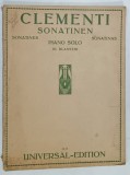 CLEMENTI , SONATINEN , PIANO SOLO , PARTITURI , 1942