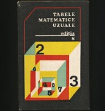 Tabele Matematice Uzuale - Editia 8 - Carte de Matematica