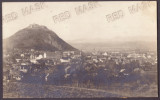 4911 - DEVA, Panorama, Romania - old postcard, real Photo - used - 1925, Circulata, Fotografie