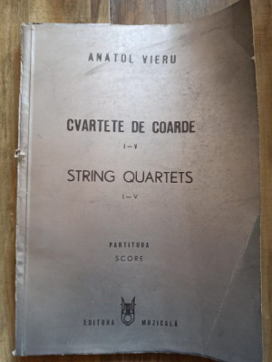 Anatol Vieru - Cvartete de Coarde I-V foto